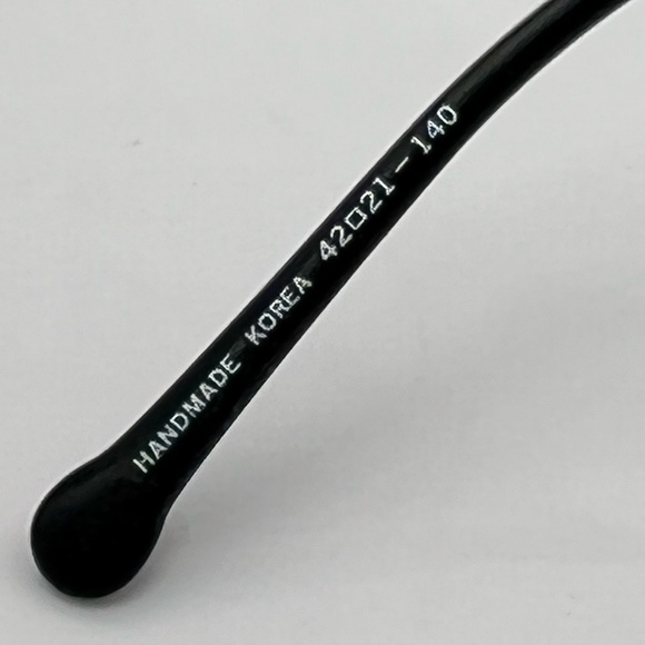 Vintage Minimize Gunmetal Oval Sunglasses Frames 5102 - Picture 6 of 6